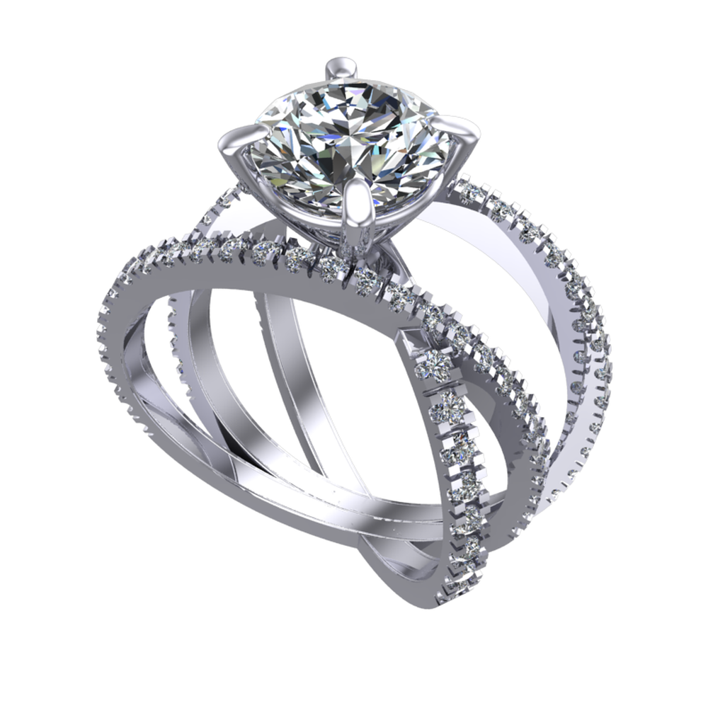Galaxy Ring and Sirius Gems