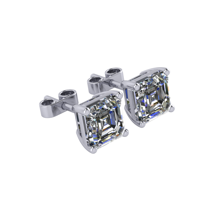 Eridani Earrings Asscher