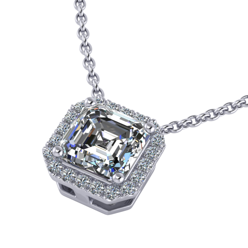 Sirius Libertas Pendant Asscher cut