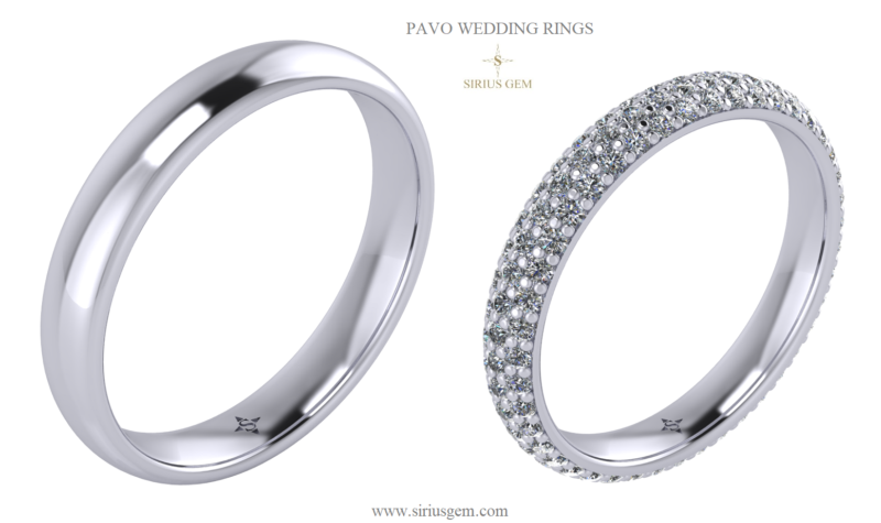 Pavo Wedding Rings