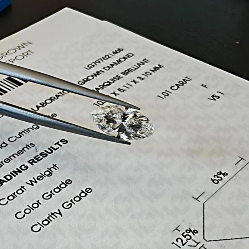 Markýza laboratorní diamant